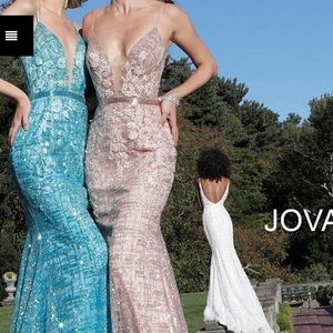 Jovani Blue Prom Dress